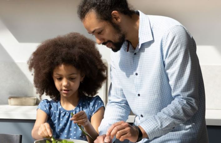 Un papa et sa fille